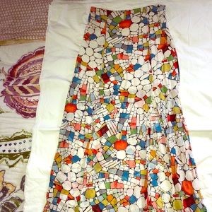 Anthropologie Maeve leadlight maxi skirt Sz 6